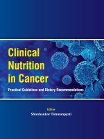 Clinical Nutrition in Cancer - Second Edition