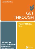 Get Through Final FRCR 2A: SBAs 1st/2017 (Reprint 2020)